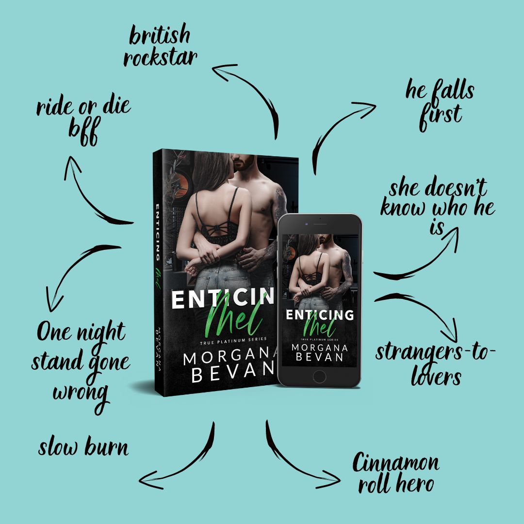 Enticing Mel: A Secret Baby Rock Star Romance (STORE EXCLUSIVE PAPERBACK)